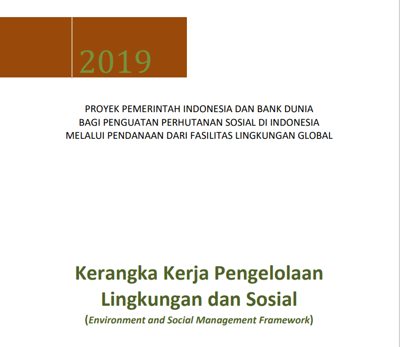 Environmental and Social Management Framework (ESMF) Indonesian Version