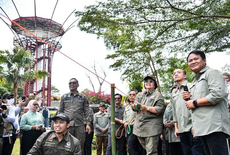 Menteri LHK Lakukan Pelepasliaran Satwa Dalam Rangka Hari Konservasi Alam Nasional 2024