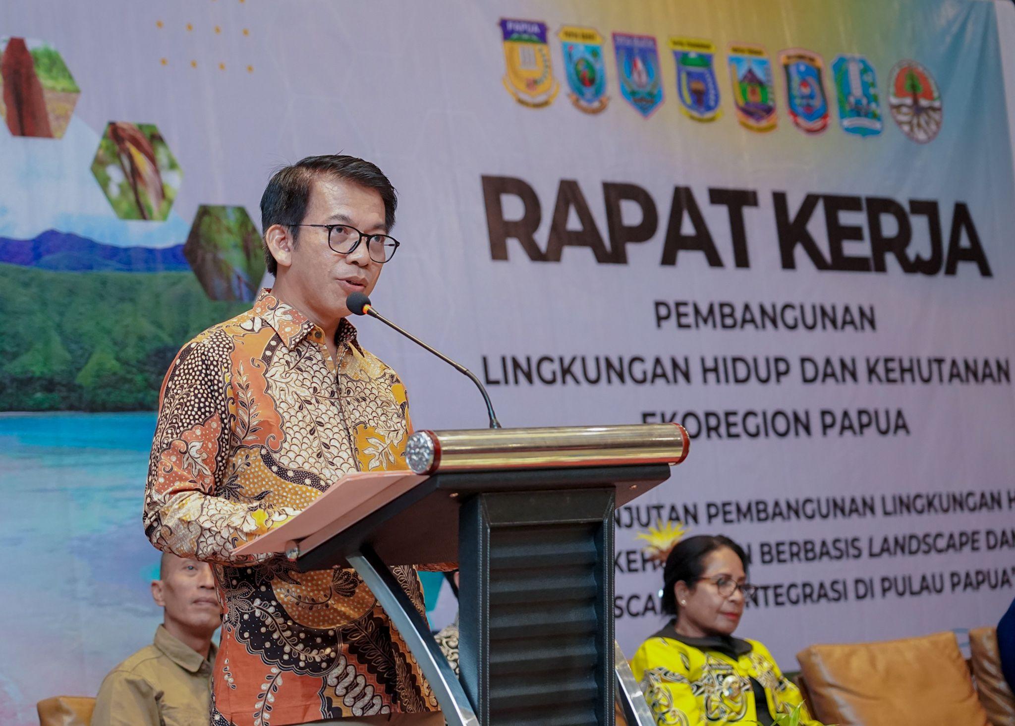 KLHK Tegaskan Keberlanjutan Pembangunan Lingkungan Hidup Dan Kehutanan Berbasis Landscape Dan Seascape Terintegrasi Di Pulau Papua
