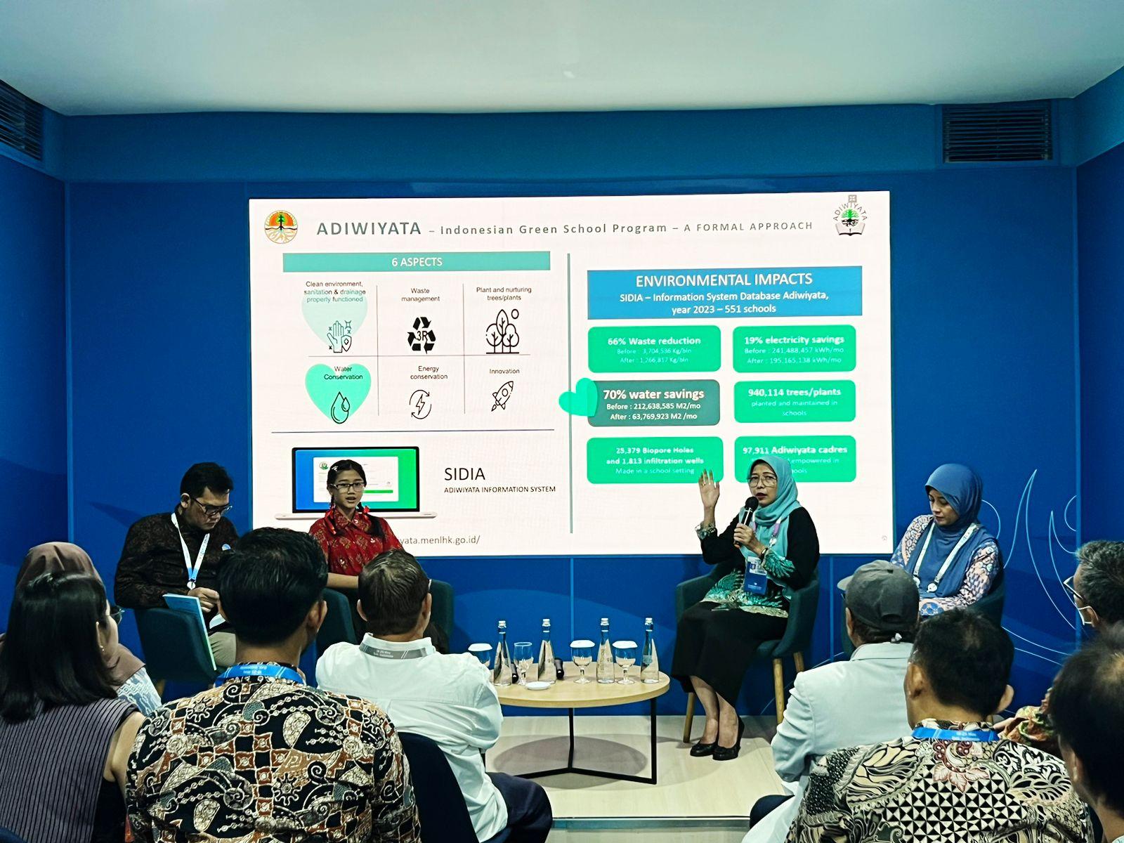 10th World Water Forum, Pemuda dan Sekolah Adiwiyata sebagai World Water Warrior